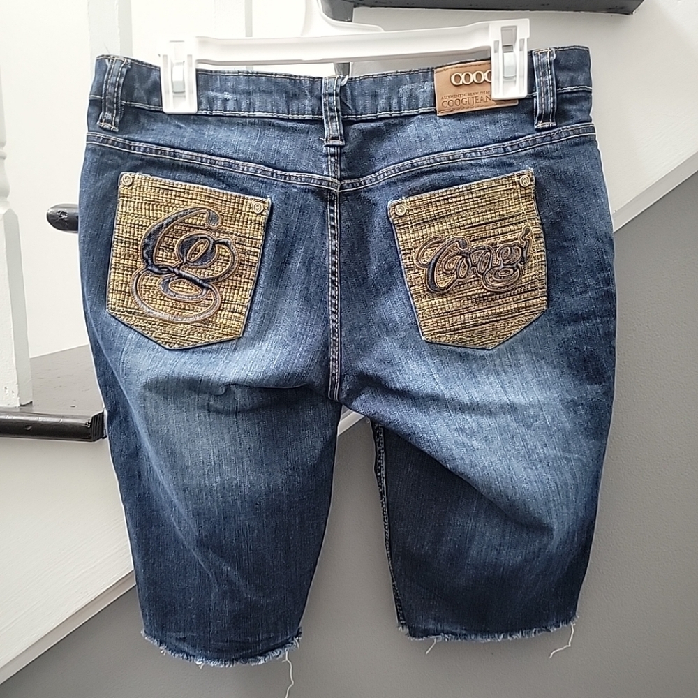 Coogi Embellished Pocket Bermuda Shorts Sz 9/10 Comfort - Picture 3 of 4